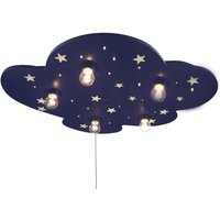 Niermann Standby Fluorescent CLOUD XXL ceiling light, 5-bulb