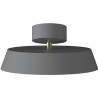 DFTP by Nordlux LED-taklampa Kaito 2 Dim, grå, Ø 30 cm, dimbar