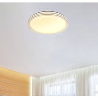 Globo Plafonnier LED Veleno, blanc, Ø 49 cm, effet scintillant