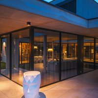 SLV Plafonnier LED S-Cube, anthracite, aluminium, longueur 9,5 cm