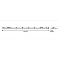 OSRAM SUBMARINE damp-proof lamp 156 cm 1 x 19 W G13 LED IP65