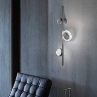 Sil-Lux Yo-Yo A LED wall light, nickel