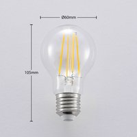 Arcchio LED bulb E27 A60 6.5 W 827 3-level dimmer 2-pack