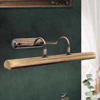 ORION Adjustable picture lamp Lariga antique brass 70 cm