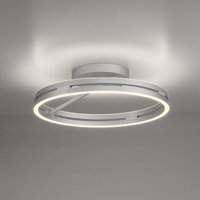 PURE LED ceiling light Loop, aluminium, metal, Ø 60 cm CCT