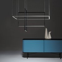 URBAN by Sforzin In black - Area LED hanging light
