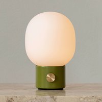Audo Copenhagen Lampe à poser rechargeable Audo JWDA, vert poussiéreux