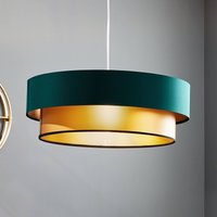 Maco Design Suspension Dorina, vert/or Ø 60cm