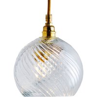 EBB & FLOW Rowan hängande lampa guld/kristall Ø 15,5 cm