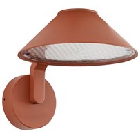 Lindby LED-Außenwandlampe Capelo, tonfarben, Ø 20 cm, IP65