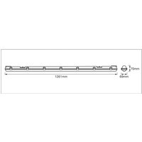 OSRAM SUBMARINE damp-proof lamp 126 cm 1 x 15 W G13 LED IP65