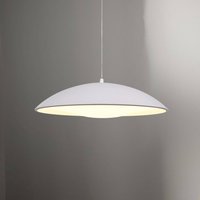 Schöner Wohnen LENTE LED pendant light, white, Ø 40 cm, metal, Switchdim