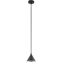 Lindby LED-Außenhängeleuchte Soran, Ø 15 cm, schwarz, IP44