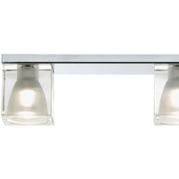 Fabbian Cubetto ceiling lamp 3-bulb GU10 clear