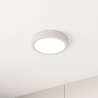 EGLO LED-panel för utanpåliggande montering Fueva 5 IP20 830 vit Ø16cm