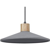 LEDVANCE Hängeleuchte Concrete Wood, Ø 32 cm, Beton, grau