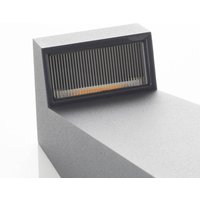BEGA 84108 - LED pillar light in graphite, 3,000 K