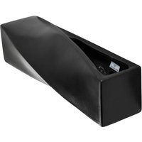 SOLLUX LIGHTING Vägglampa Turn i keramik, upp/ner, svart