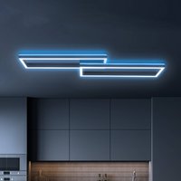 Briloner LED-taklampa Frame 2 lampor RGBW Backlight 119,5 cm