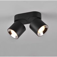 Trio Lighting Spot pour plafond Guayana GU10 à 2 lampes noir