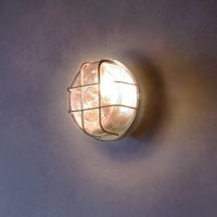 Deko-Light Sotano Retro moisture-proof lamp, grey, Ø 18 cm, plastic IP44