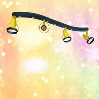 Niermann Standby Joan takspotlight, blågul, 70 cm, plast, 4 x GU10