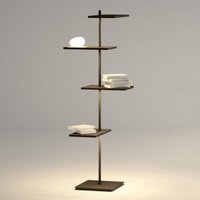 Vibia Suite multifunctional LED floor lamp 133 cm