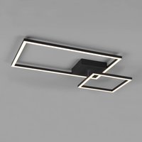 Reality Leuchten Plafonnier LED Padella inclinable 4 000 K noir