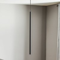 Euluna Suspension Laser, à 1 lampe, noir, abat-jour 75 cm