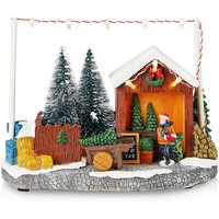 LED-juledekoration Elta, batteri, USB, højde 13,5 cm