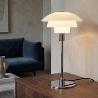 Dyberg Larsen Morph table lamp, opal, height 35 cm, glass