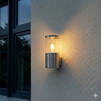 OSRAM utomhusvägglampa ENDURA CLASSIC EBRO, rostfritt stål, IP44