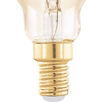 EGLO LED-lampa E14 4W P45 2.000K Filament bärnstensfärgad dimbar