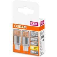 OSRAM bi-pin LED bulb G9 4.2W 2700K clear 2-pack
