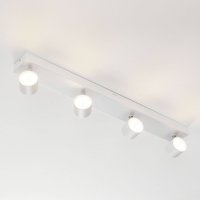 Philips Plafonnier LED avec 4 spots Star blanc, warmglow