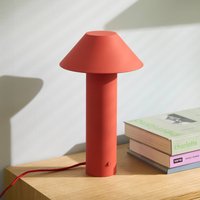 Hübsch Tower LED table lamp, red, height 32 cm, metal