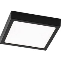 LED-Deckenlampe Disc, schwarz Länge 14 cm, CCT Metall