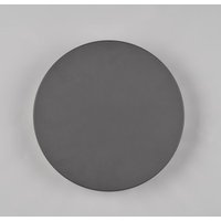 Trio Lighting Belly LED outdoor wall lamp grey indirect Ø 25 cm