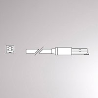 Molto Luce End power feed for Volare rail Cable 2m white