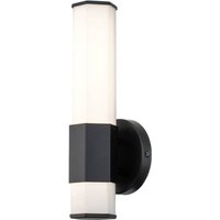 Quintiesse Applique salle bain LED Facet Single 3 000K noir