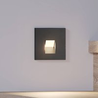 Arcchio LED-inbyggnadslampa Vexi, 7,5 cm x 7,5 cm, svart, CCT