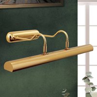 ORION Lariga picture light, brass-coloured, metal, 65 cm, E14
