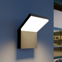 Arcchio LED-utomhusvägglampa Yolena, antracit, aluminium, 21cm
