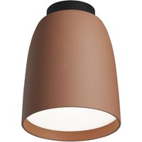 Plafonnier d'extérieur LED Nut de Bover, terracotta, aluminium/acier