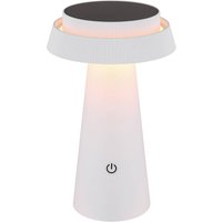 LED-Solar-Tischleuchte 36624, weiß, Akku, CCT, IP54, dimmbar