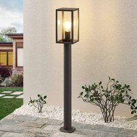 Lindby Filimon väglampa, 80 cm, antracit, IP44, E27