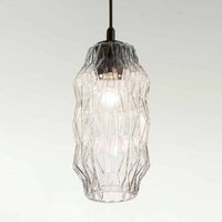 Selène Origami pendellampa av glas, transparent
