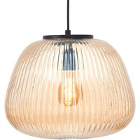 Brilliant Hänglampa Kaizen, Ø 35 cm, bärnsten, glas