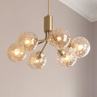 Nuura Aps Nuura pendellampa Apiales 6, Ø 50 cm, mässingsfärgad/guld