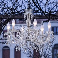 Masiero LED-utomhus-lampkrona Drylight S6, 6 ljuskällor